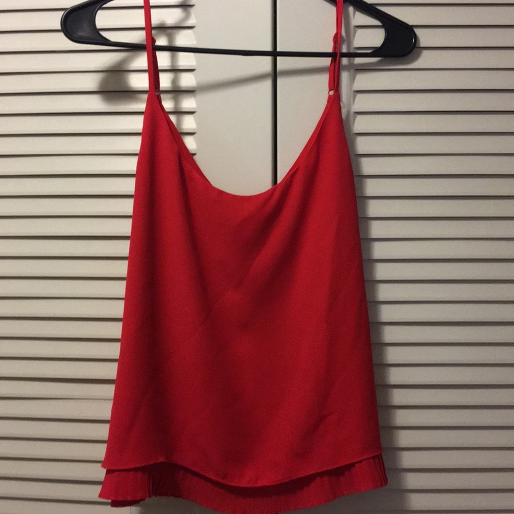 Saucy Red Tank Top